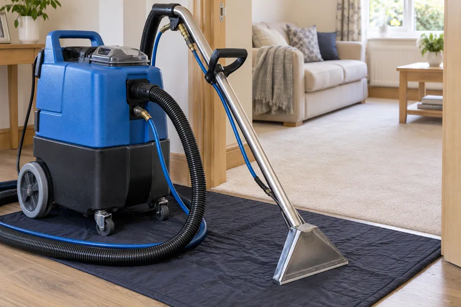 Portable carpet extraction equipment