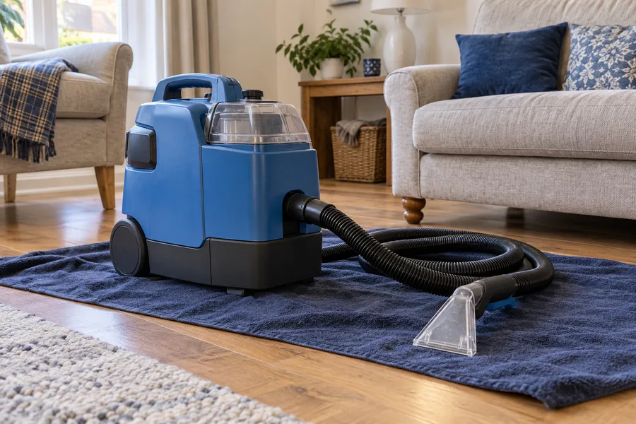 Portable upholstery equipment with a small hand tool